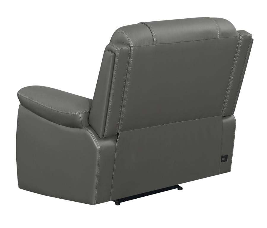 Flamenco Grey Power Recliner - MyWaynesHome #