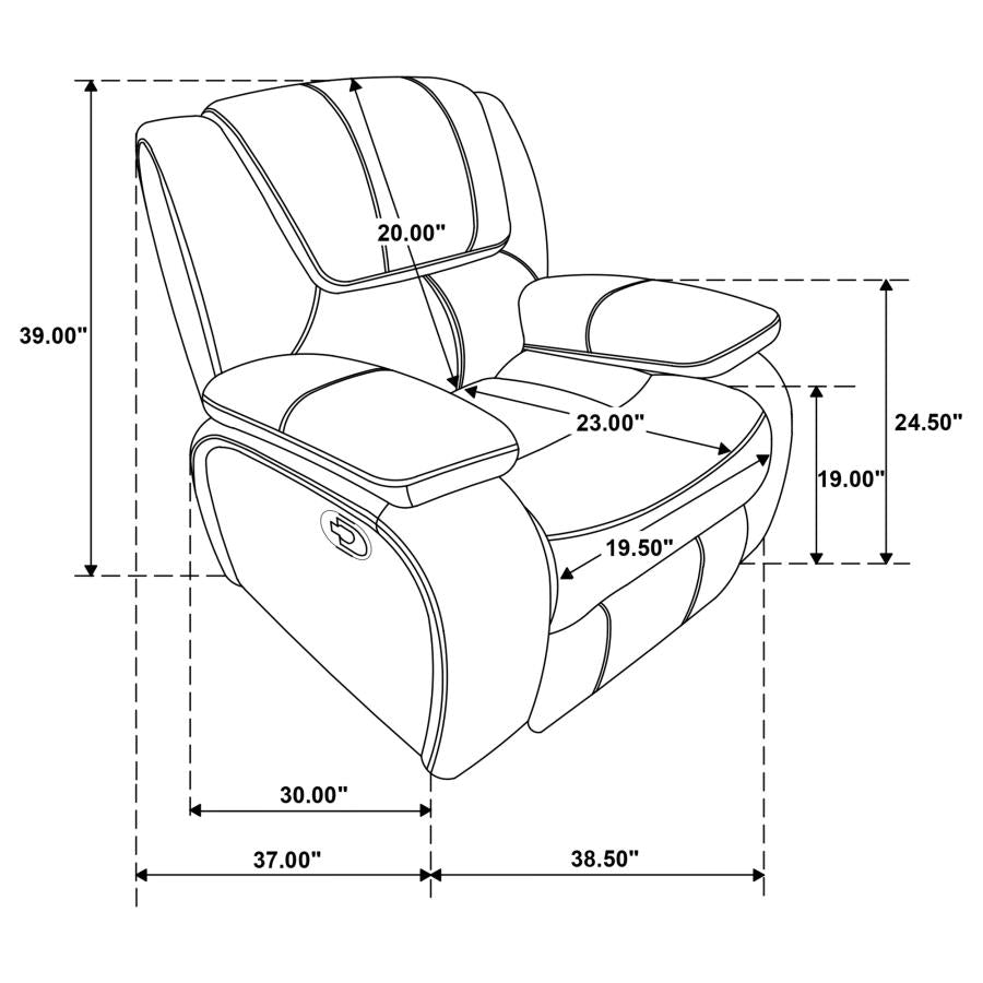 Camila Red Glider Recliner - MyWaynesHome #