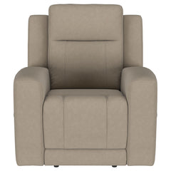 Brentwood Upholstered Recliner Chair Taupe - MyWaynesHome #