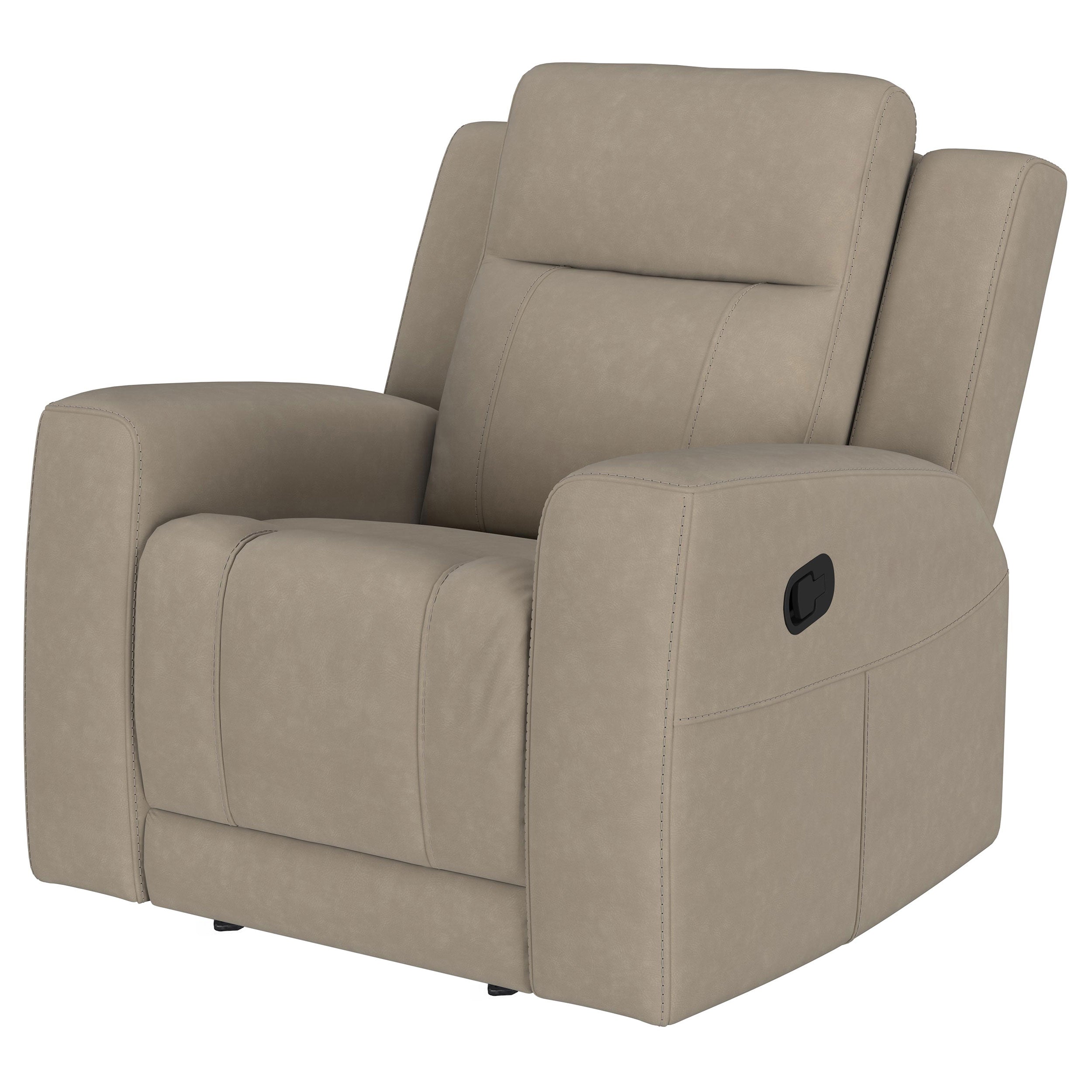 Brentwood Upholstered Recliner Chair Taupe - MyWaynesHome #