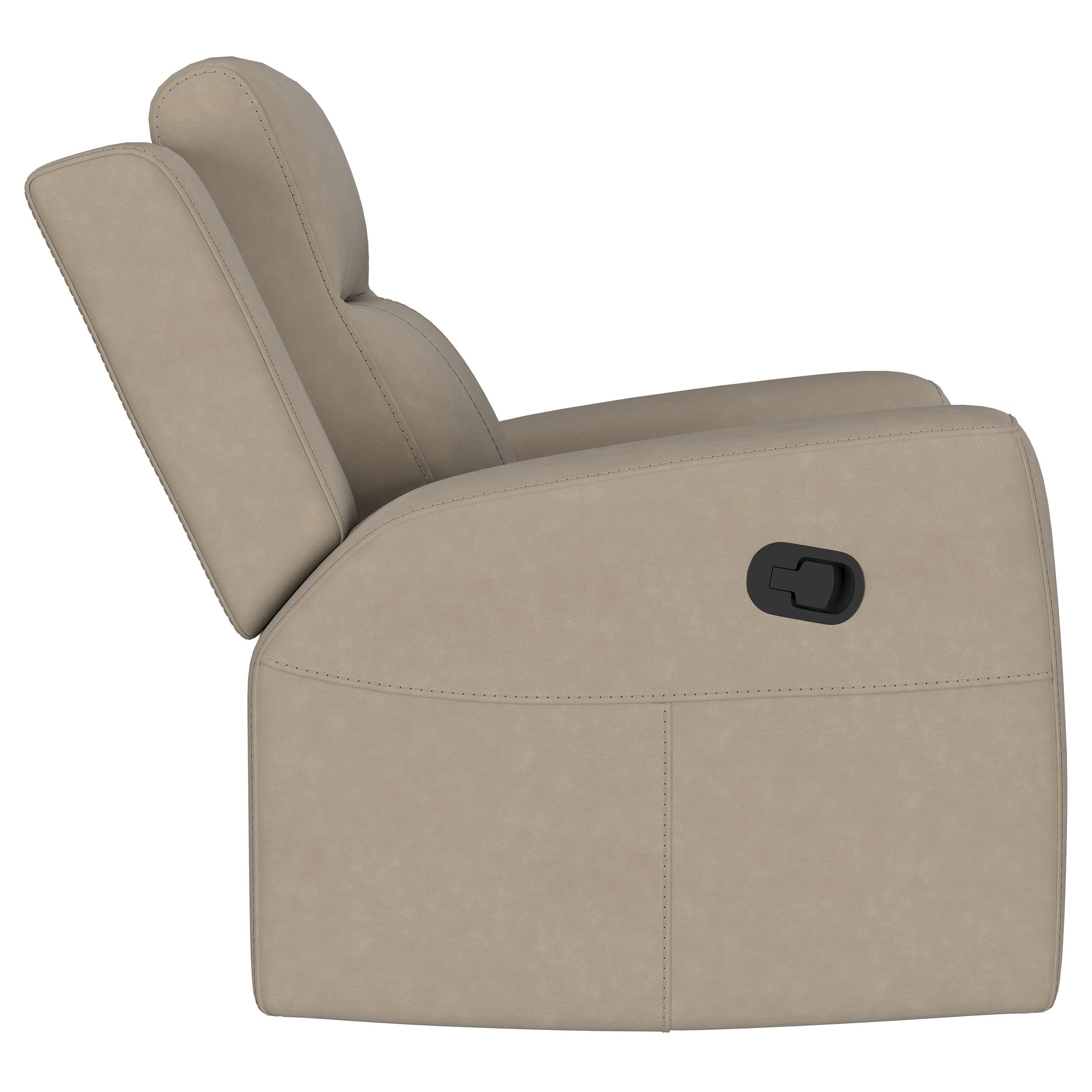 Brentwood Upholstered Recliner Chair Taupe - MyWaynesHome #