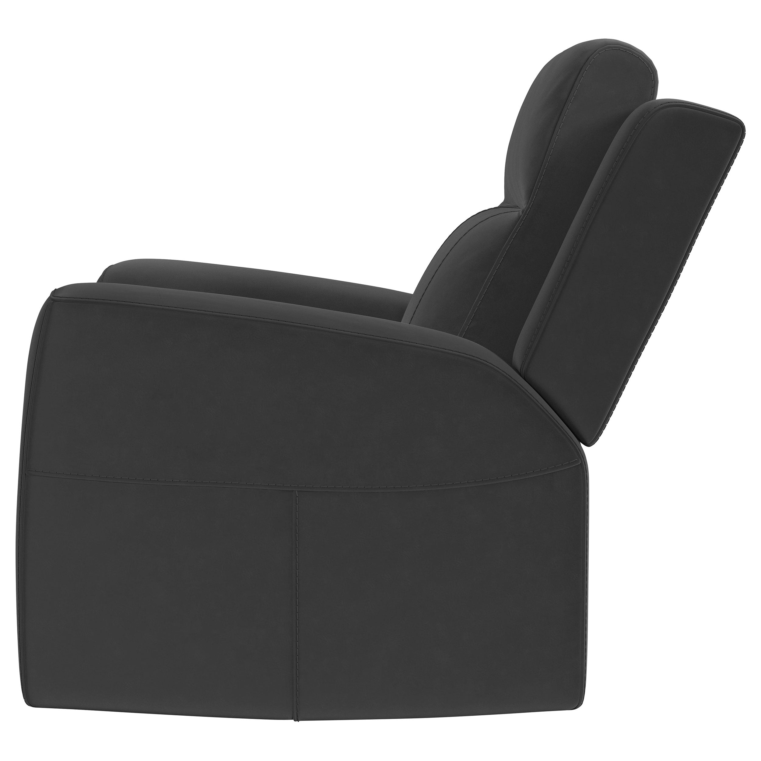 Brentwood Upholstered Recliner Chair Dark Charcoal - MyWaynesHome #