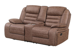 U2250 - Console Reclining Loveseat - Brown