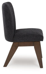 Dilenno - Dining Upholstered Side Chair (Set of 2) - Dark Brown