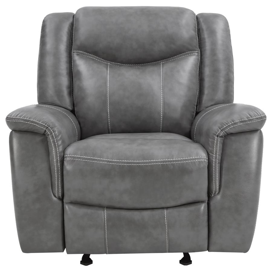 Conrad Grey Glider Recliner - MyWaynesHome #