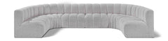 Arc - Boucle Fabric 8 Piece Modular Sofa