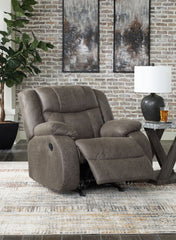 First Base - Rocker Recliner - Gunmetal