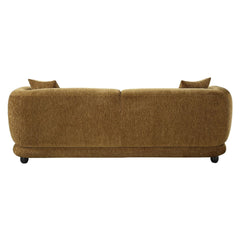 Lennox - Sofa With 2 Pillows - Brown Chenille