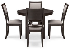 Langwest - Dining Room Table Set (Set of 5) - Brown