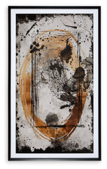 Clefting - Wall Art - Black / Caramel / Tan