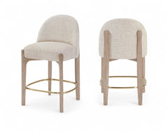 Torino - Counter Stool With Brushed Natural Base