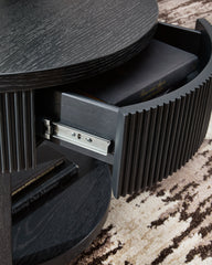 Marstream - Round End Table - Black
