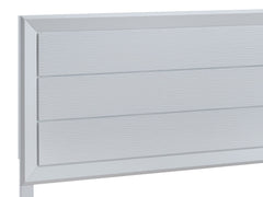 Mars - Queen Bed - White