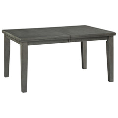 Hallanden - Rectangular Dining Room Butterfly Extension Table - Gray