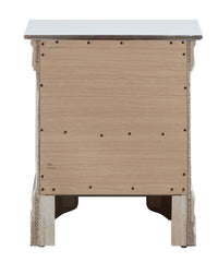 Lorana - 24" Nightstand - Silver Champagne