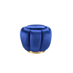 Heiress - Ottoman - Sapphire Blue Velvet