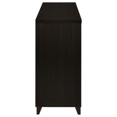 Lewes - 2 Door Engineered Wood TV Stand - Cappuccino