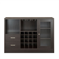 Hazen - 33" Wine Cabinet - Espresso