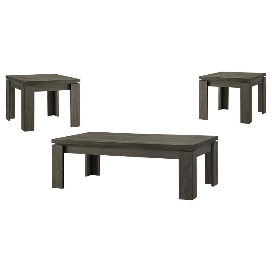 Cain Grey 3 Pc Coffee Table Set - MyWaynesHome #