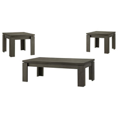 Cain Grey 3 Pc Coffee Table Set - MyWaynesHome #