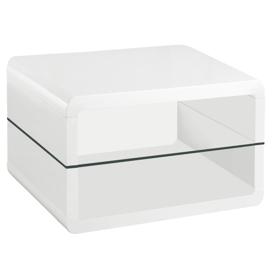 Elana White End Table - MyWaynesHome #
