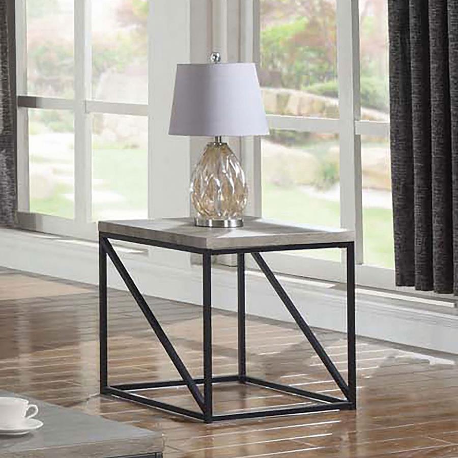 Birdie Grey End Table - MyWaynesHome #