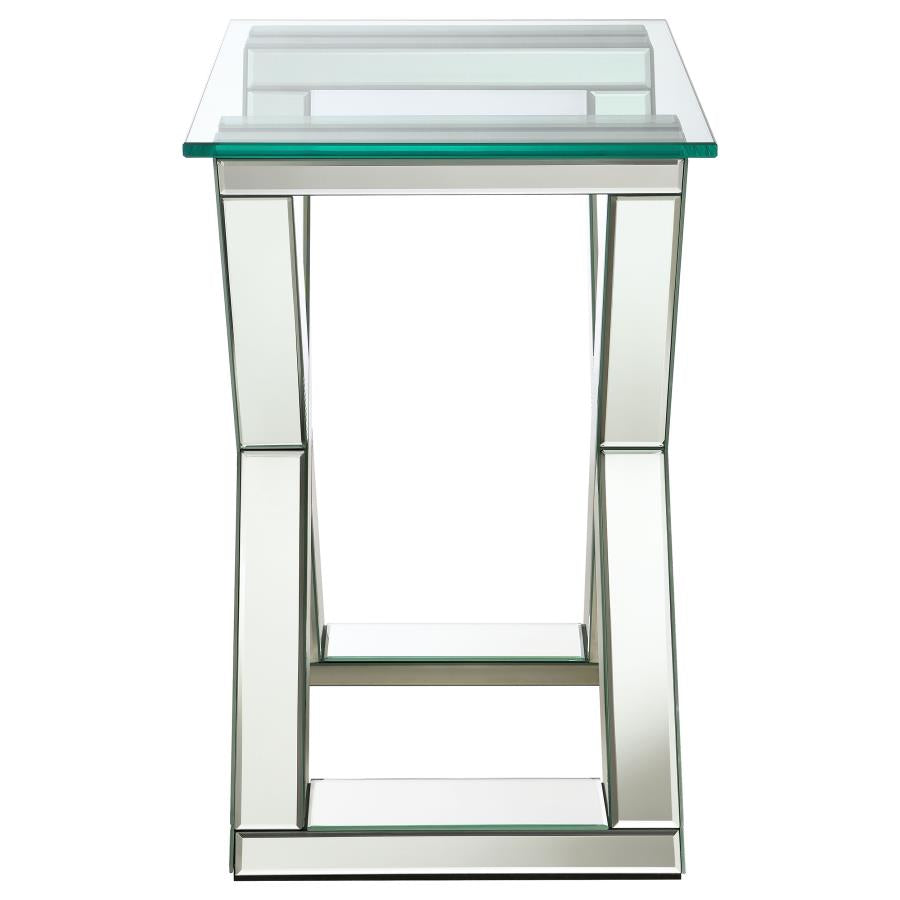 Bonnie Silver End Table - MyWaynesHome #