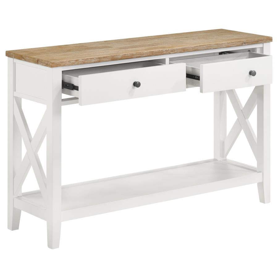 Maisy Brown Sofa Table - MyWaynesHome #