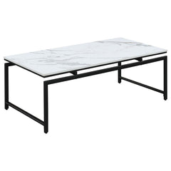 Clark White 3 Pc Coffee Table Set - MyWaynesHome #