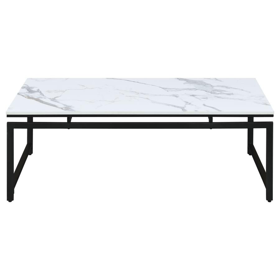 Clark White 3 Pc Coffee Table Set - MyWaynesHome #