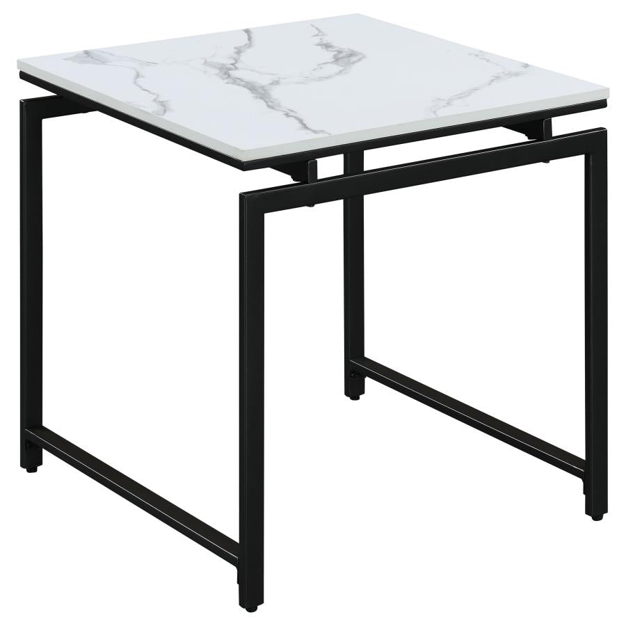 Clark White 3 Pc Coffee Table Set - MyWaynesHome #
