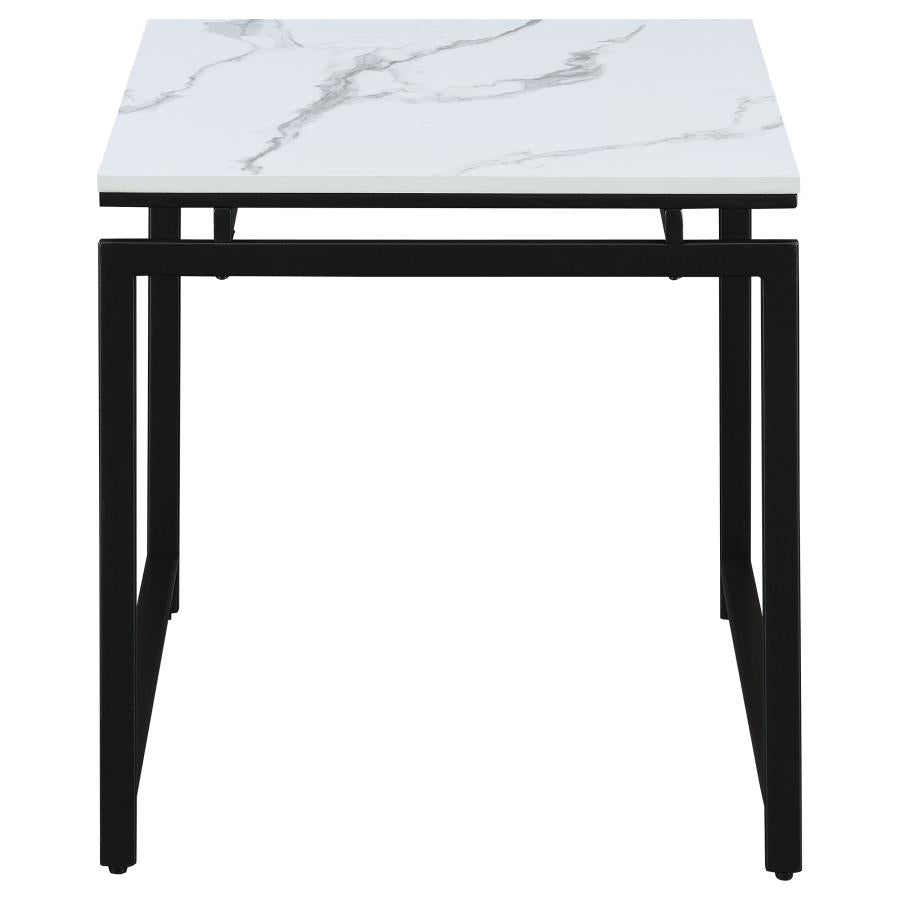 Clark White 3 Pc Coffee Table Set - MyWaynesHome #