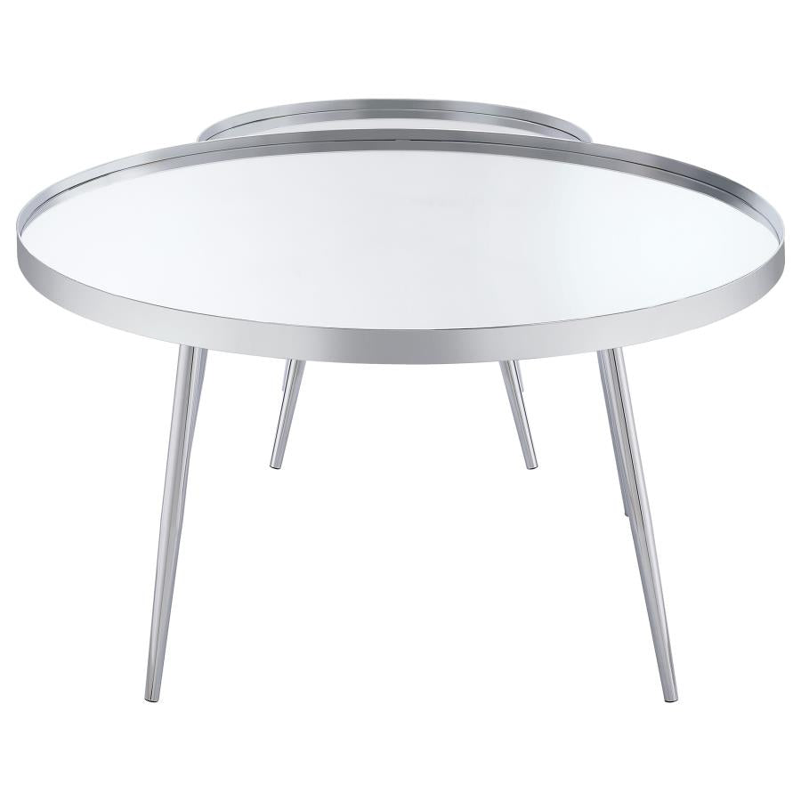 Kaelyn Silver 2 Pc Nesting Coffee Table - MyWaynesHome #