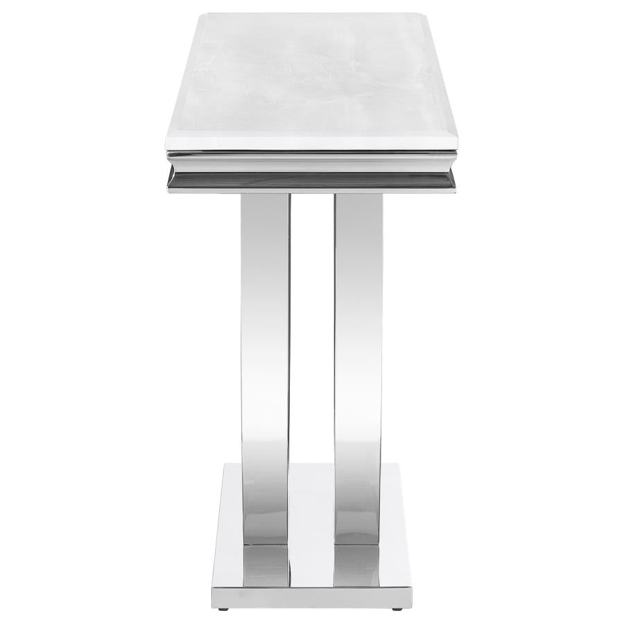 Kerwin White Sofa Table - MyWaynesHome #