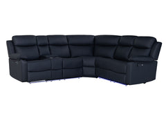 U6026 - Sectional - Black