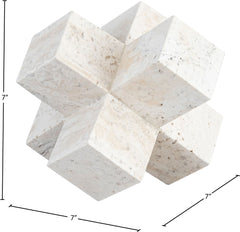 Jack - Travertine Decorative Object - Natural