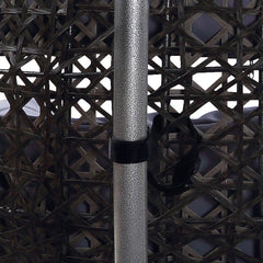 Vasant - 52" Hanging Chair - Fabric & Wicker