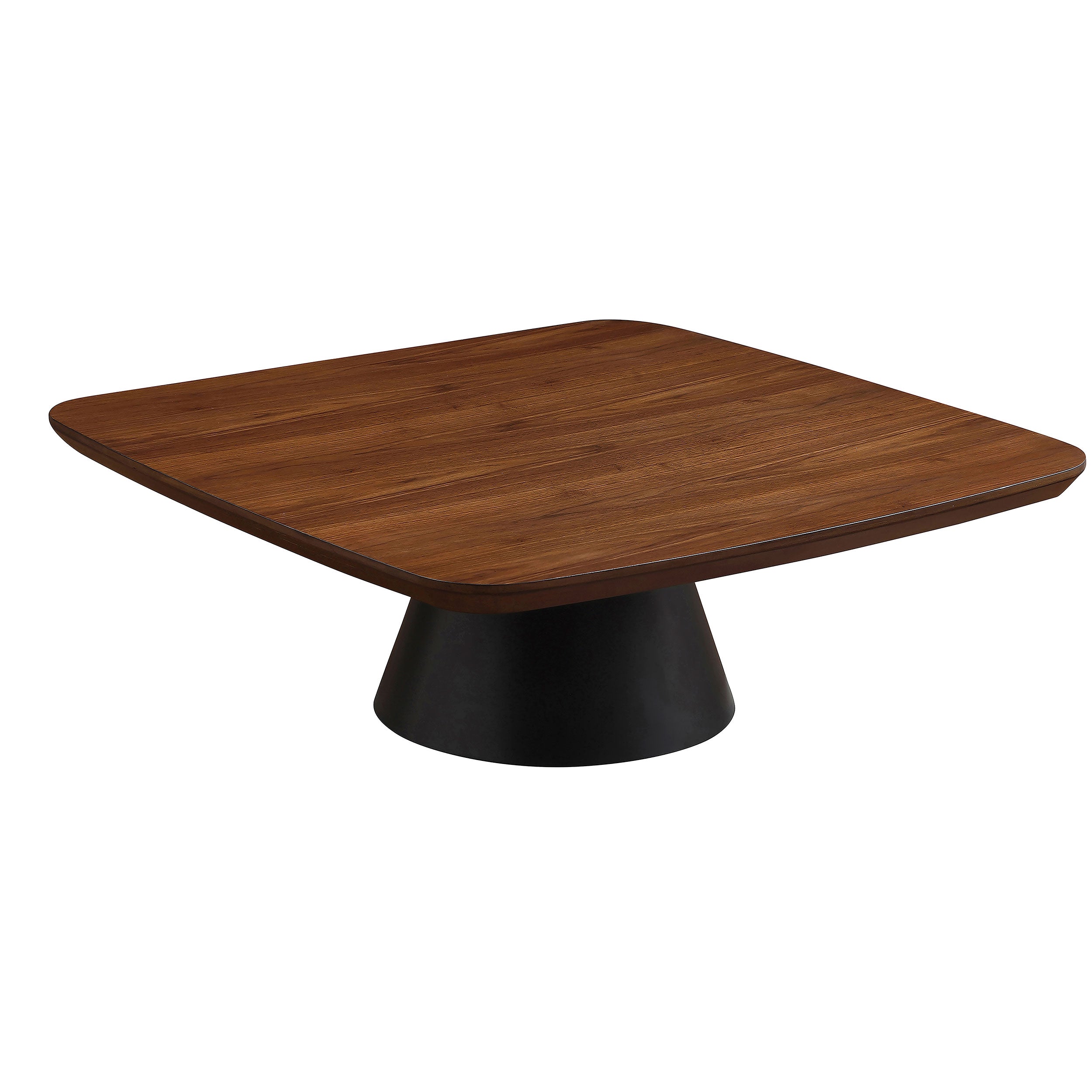 Eason 2-piece Coffee Table Set Walnut And Black - MyWaynesHome #