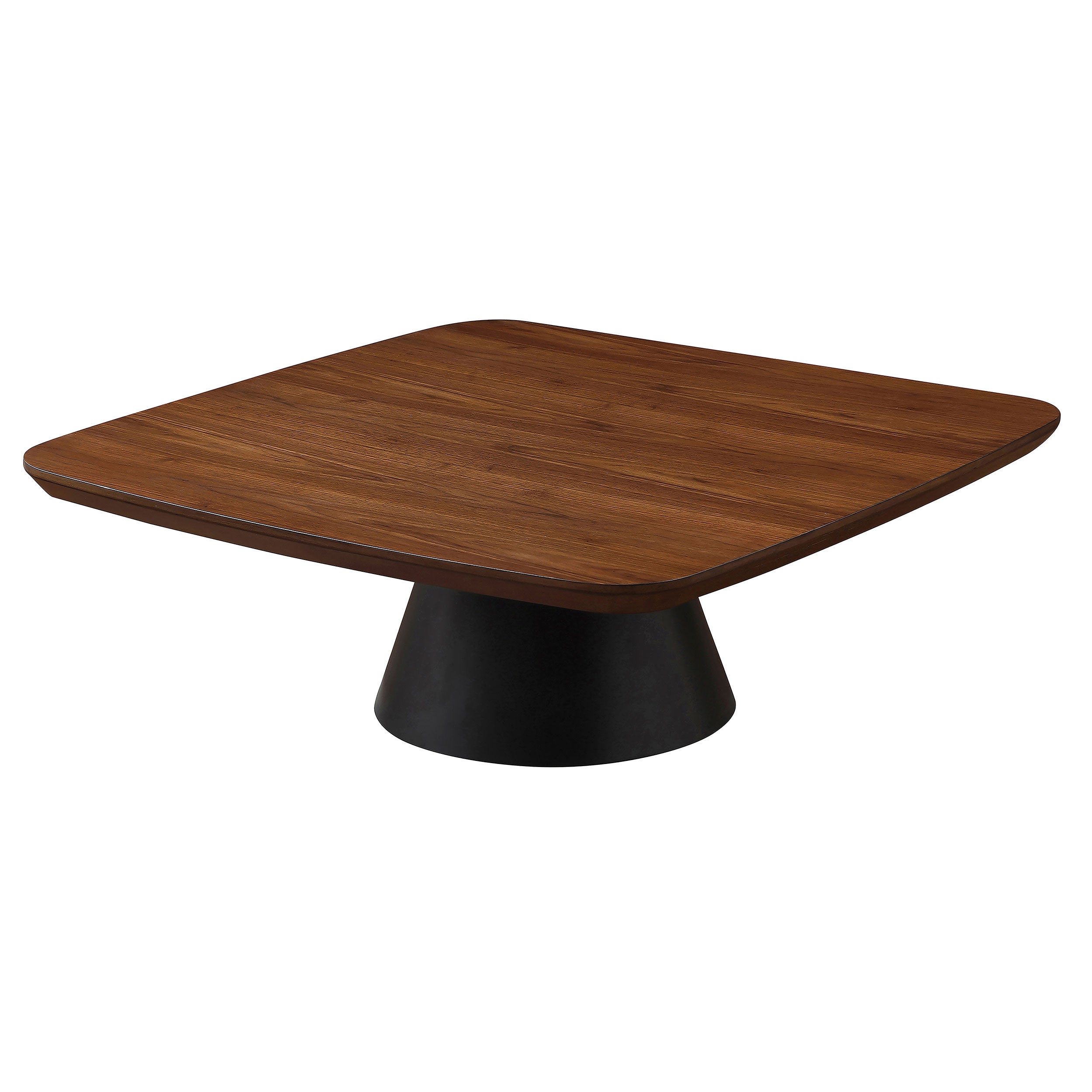 Eason 2-piece Coffee Table Set Walnut And Black - MyWaynesHome #