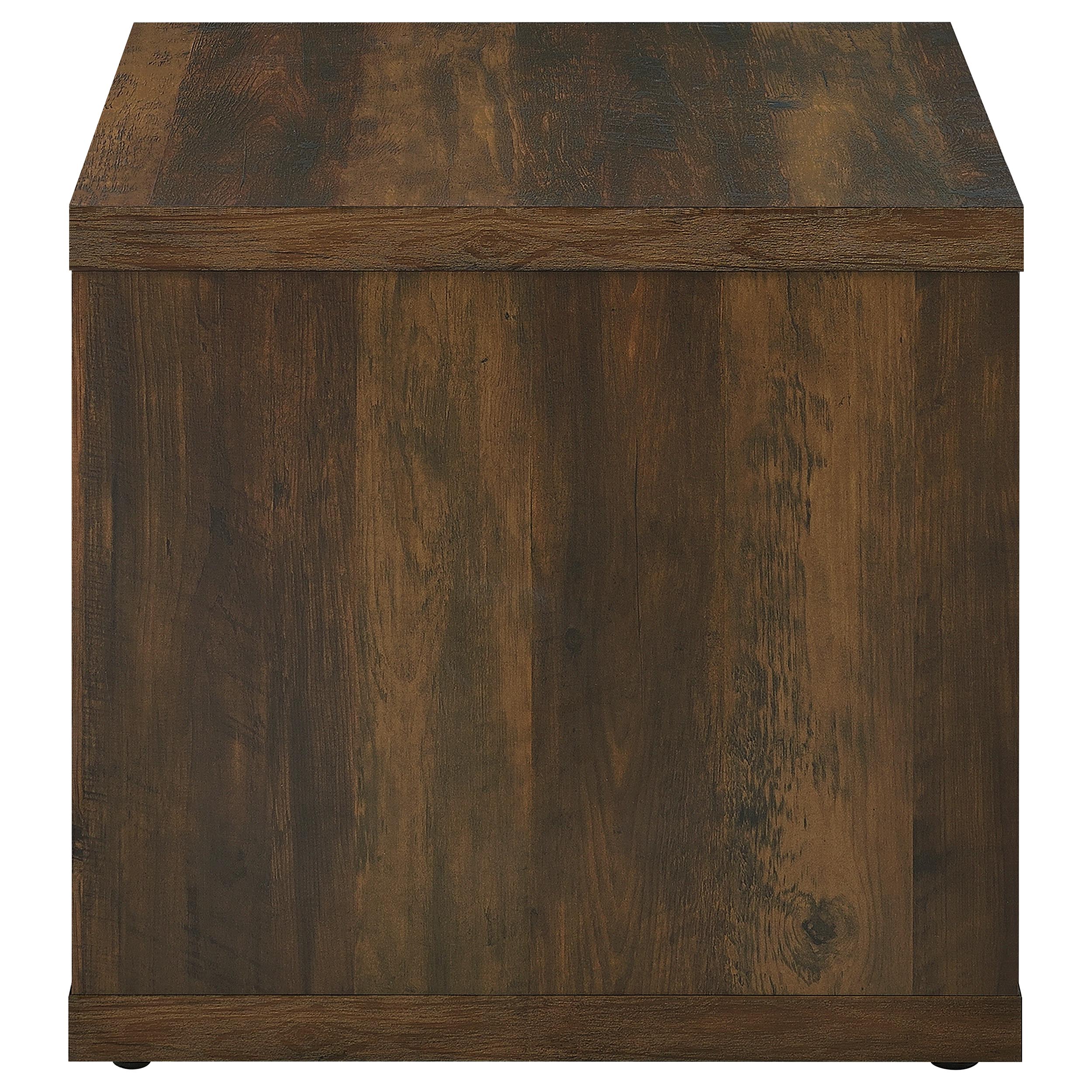 Frisco Square Engineered Wood Side End Table Dark Pine - MyWaynesHome #