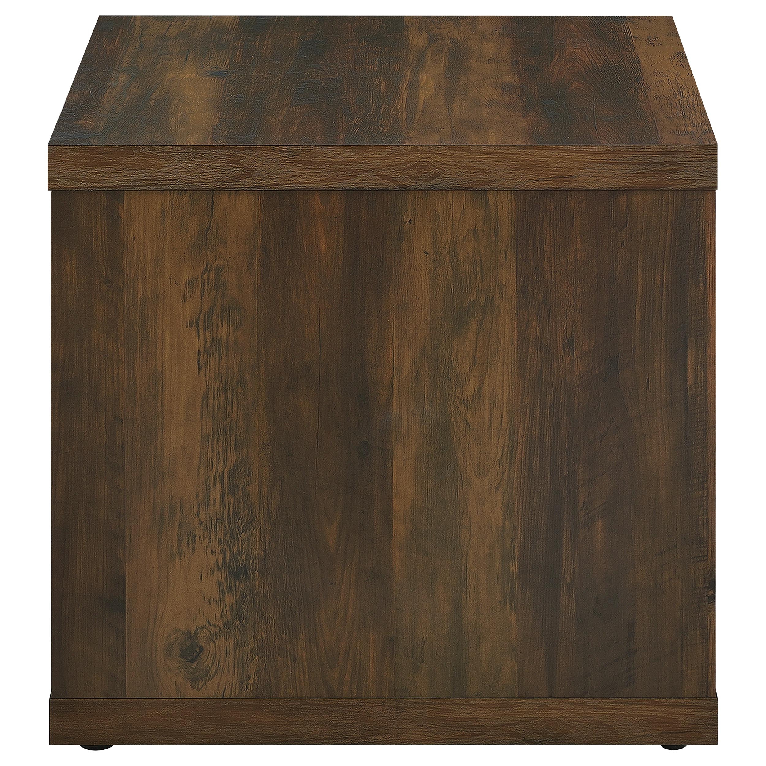 Frisco Square Engineered Wood Side End Table Dark Pine - MyWaynesHome #