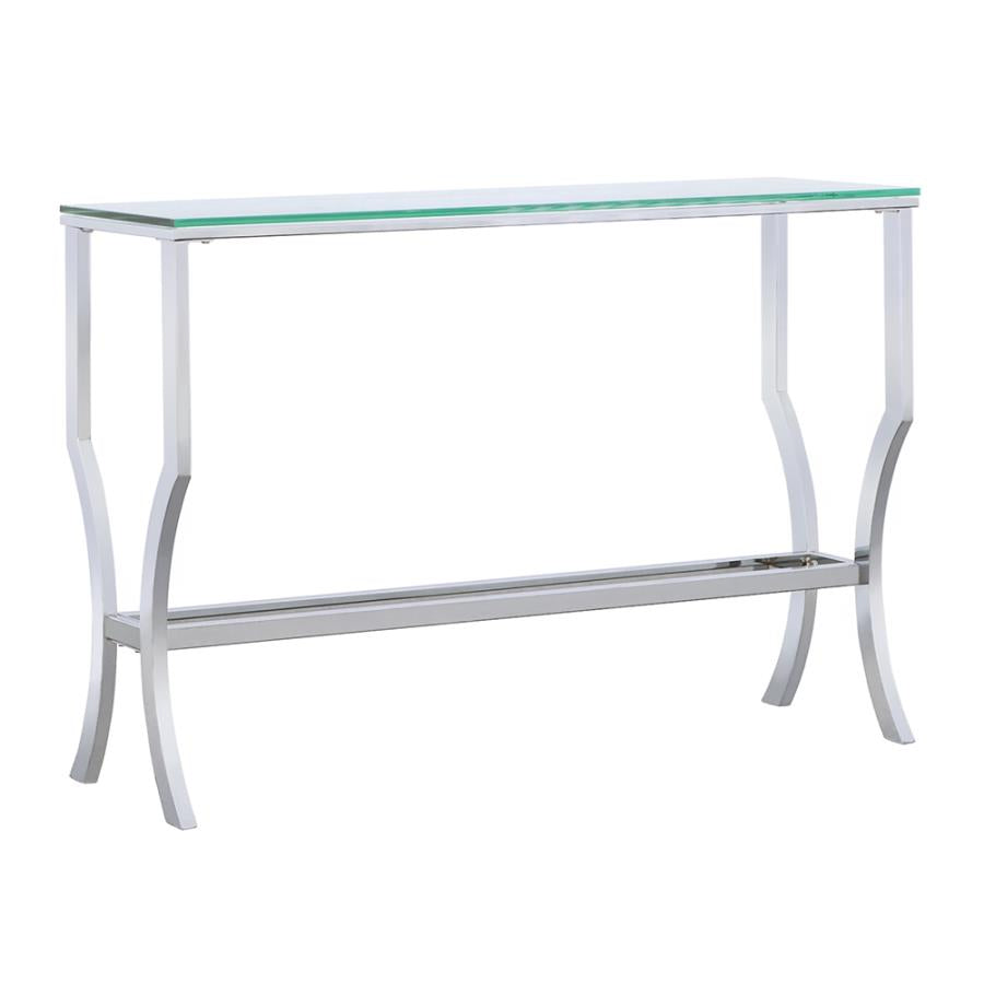 Saide Silver Sofa Table - MyWaynesHome #