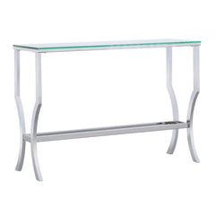 Saide Silver Sofa Table - MyWaynesHome #