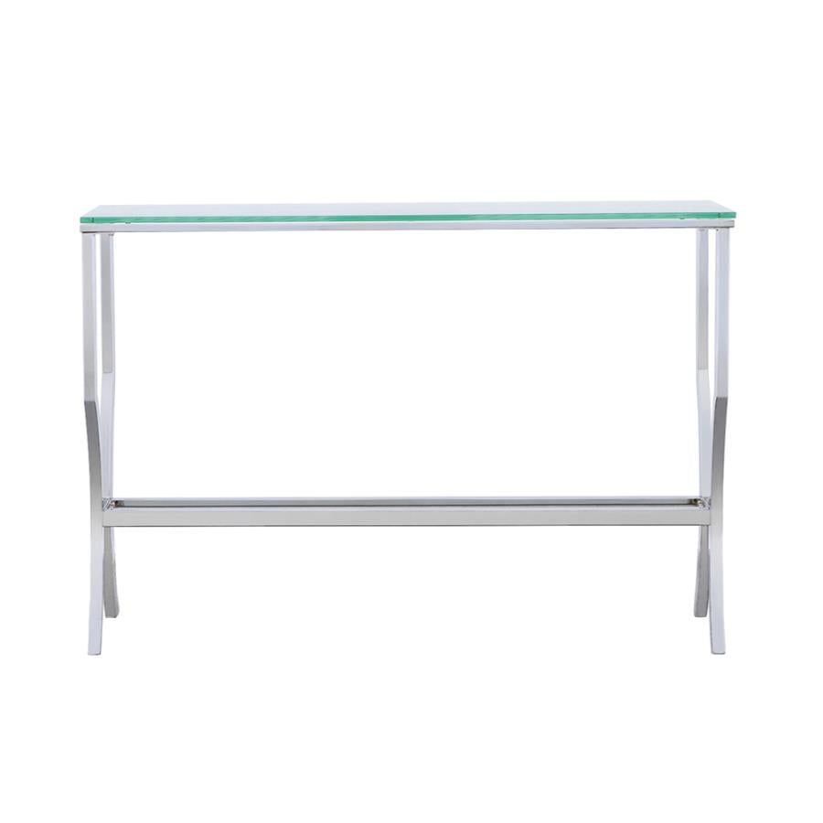 Saide Silver Sofa Table - MyWaynesHome #
