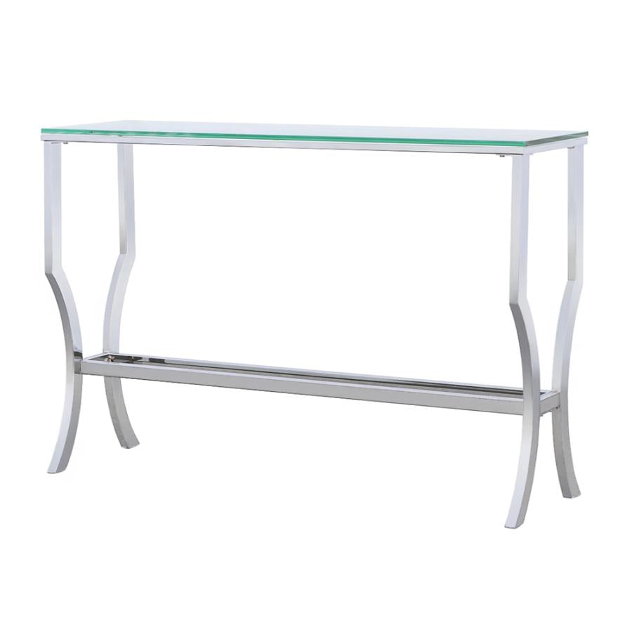 Saide Silver Sofa Table - MyWaynesHome #