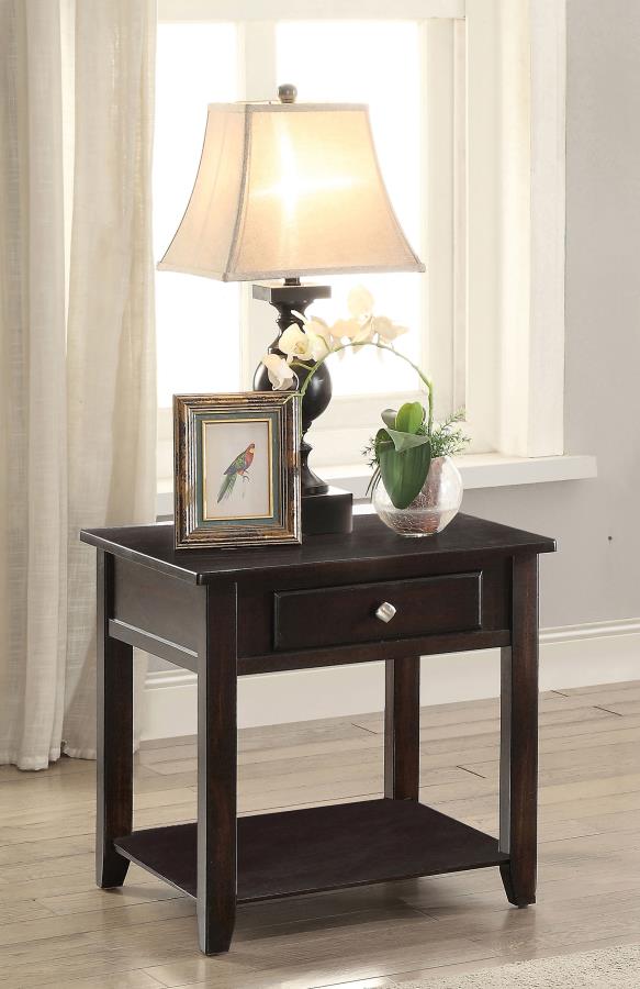 Bradford Brown End Table - MyWaynesHome #