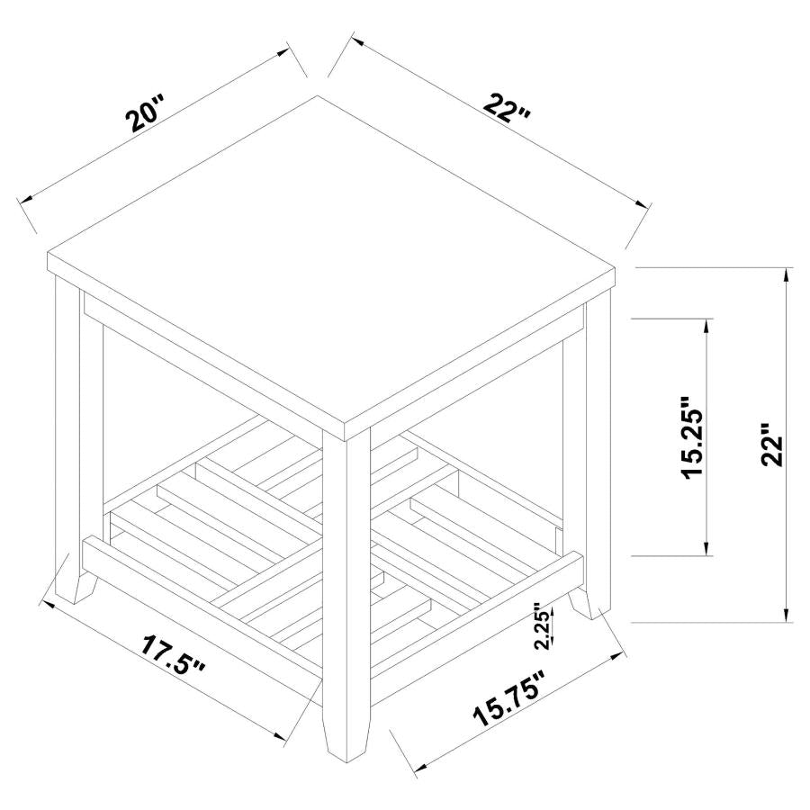 Cliffview Grey End Table - MyWaynesHome #