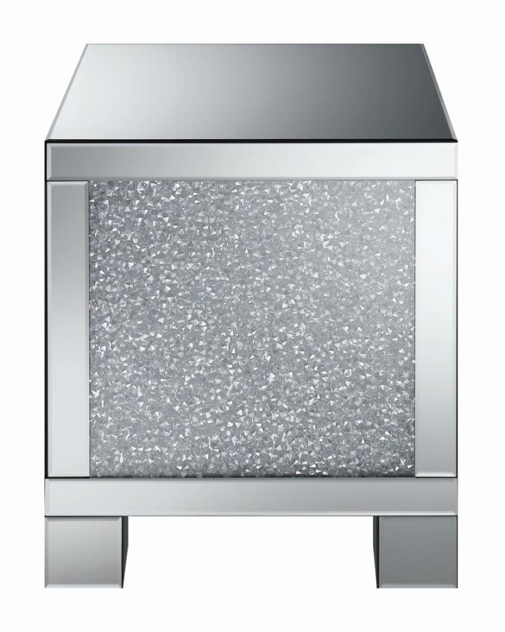 Gillian Silver End Table - MyWaynesHome #
