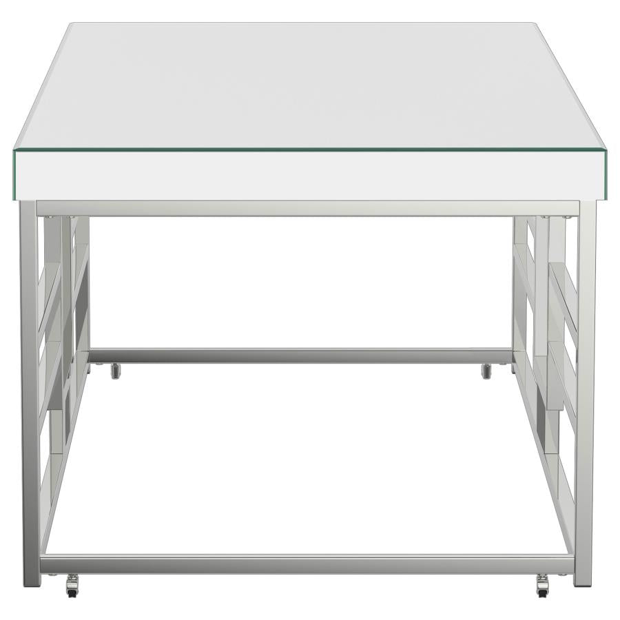 Dafina Silver Coffee Table - MyWaynesHome #