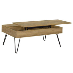 Fanning Brown Lift Top Coffee Table - MyWaynesHome #